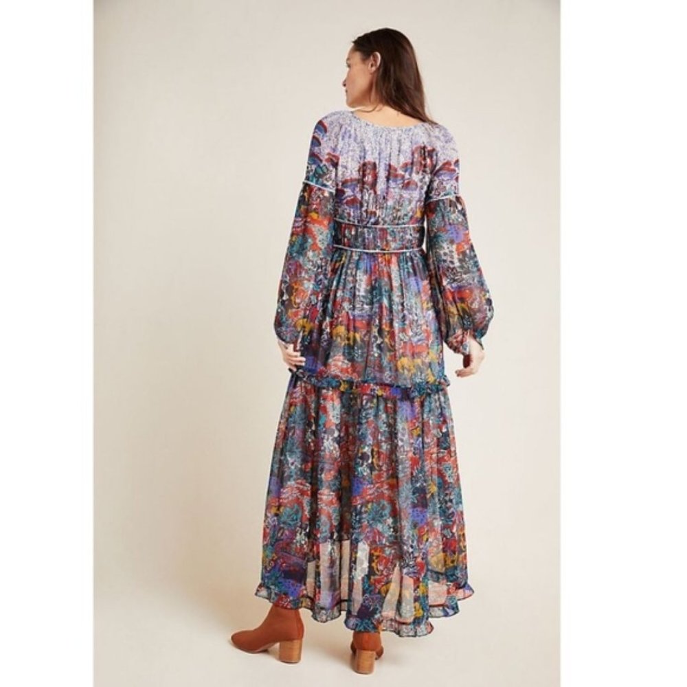 NEW Anthropologie Annabella Maxi dress - Picture 4 of 5